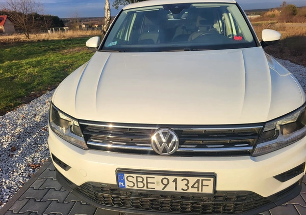 Volkswagen Tiguan cena 99000 przebieg: 34500, rok produkcji 2019 z Jasło małe 137